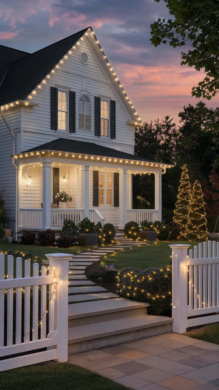 21 Christmas Lights on House Exterior Ideas 2025 for Every Style Home