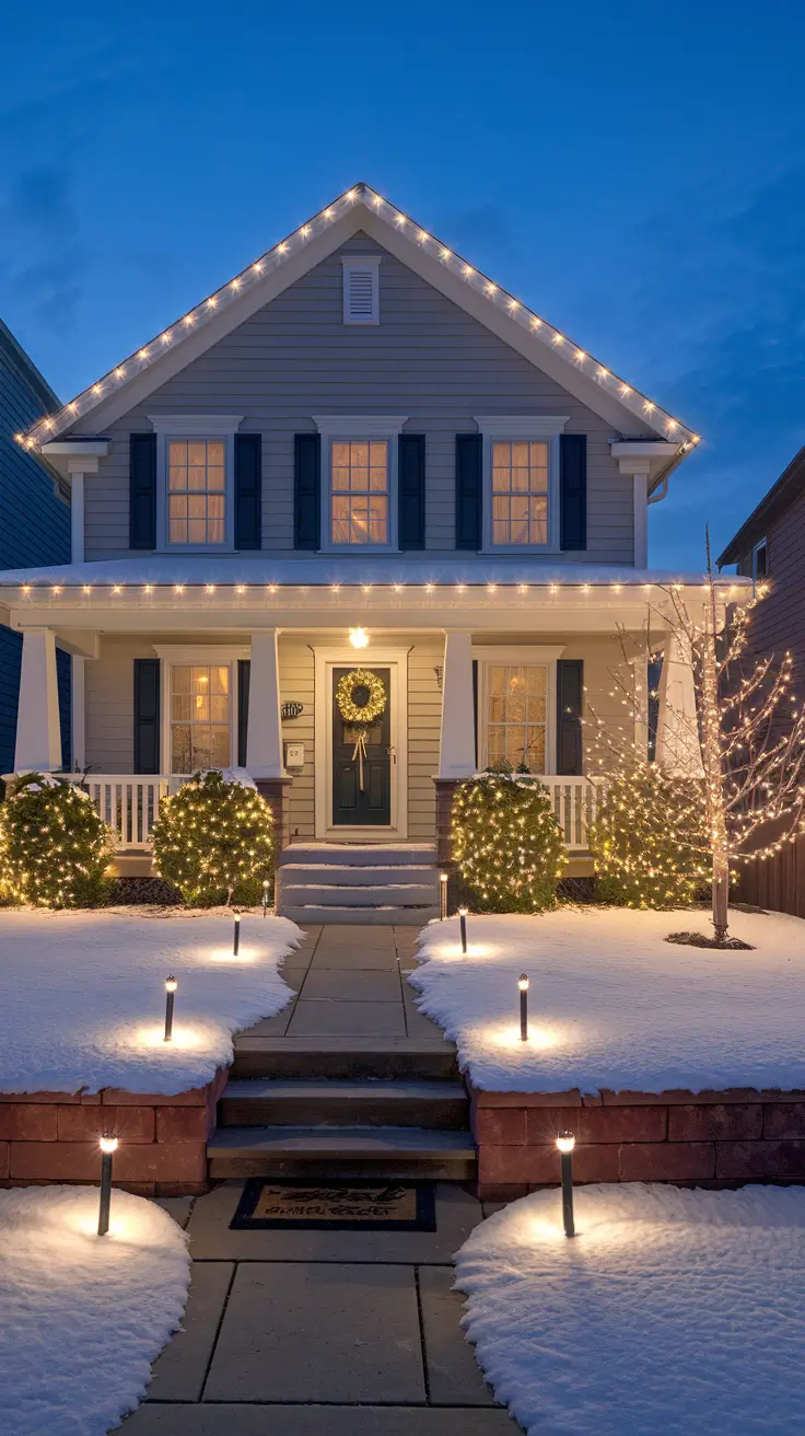 27 Christmas Lights Outside Ideas 2026 - Colored and Outdoor Decorations