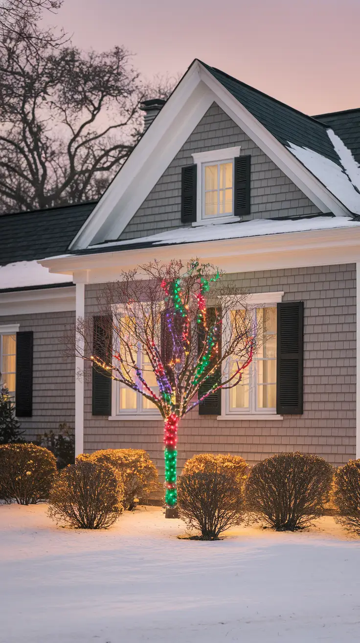 27 Christmas Lights Outside Ideas 2026 - Colored and Outdoor Decorations