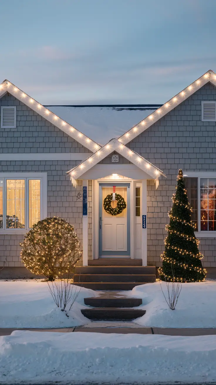 27 Christmas Lights Outside Ideas 2026 - Colored and Outdoor Decorations