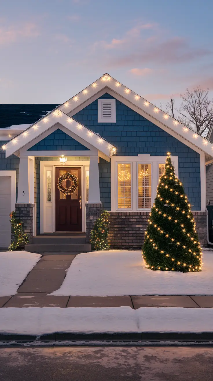 27 Christmas Lights Outside Ideas 2026 - Colored and Outdoor Decorations
