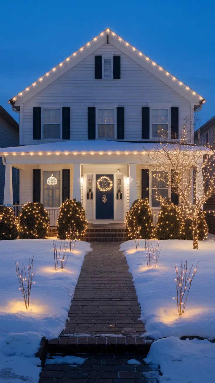 27 Christmas Lights Outside Ideas 2026 - Colored and Outdoor Decorations