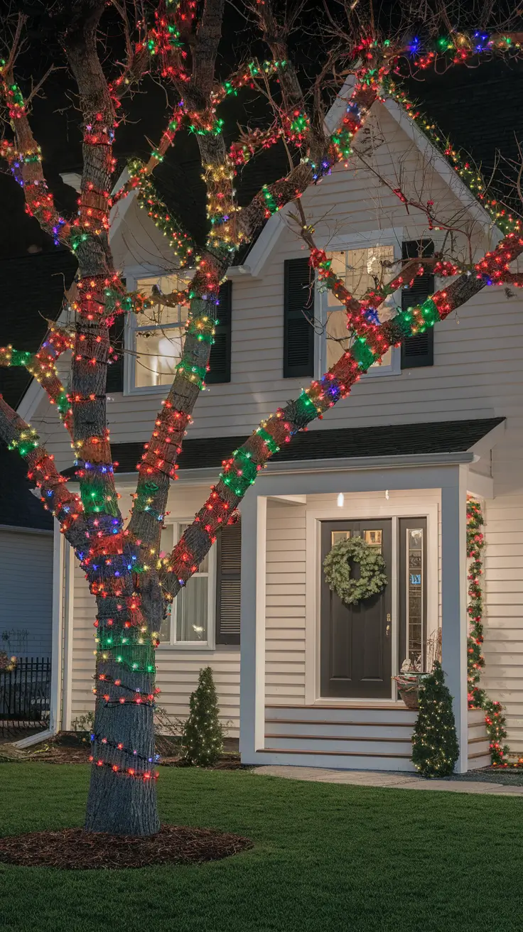 27 Christmas Lights Outside Ideas 2026 - Colored and Outdoor Decorations