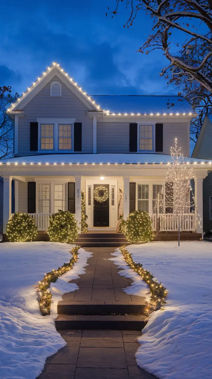 27 Christmas Lights Outside Ideas 2026 - Colored and Outdoor Decorations