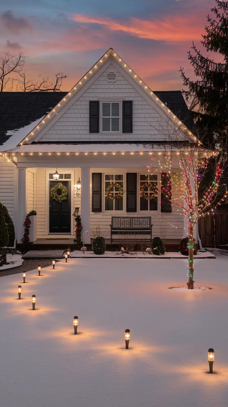 27 Christmas Lights Outside Ideas 2026 - Colored and Outdoor Decorations