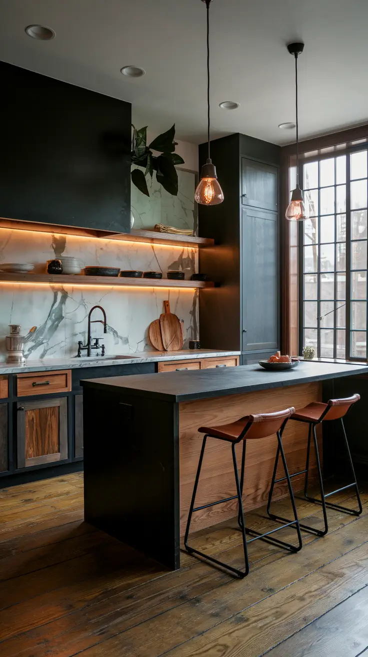 35 Dark Kitchen Ideas 2026: Modern, Cozy and Stylish Inspirations