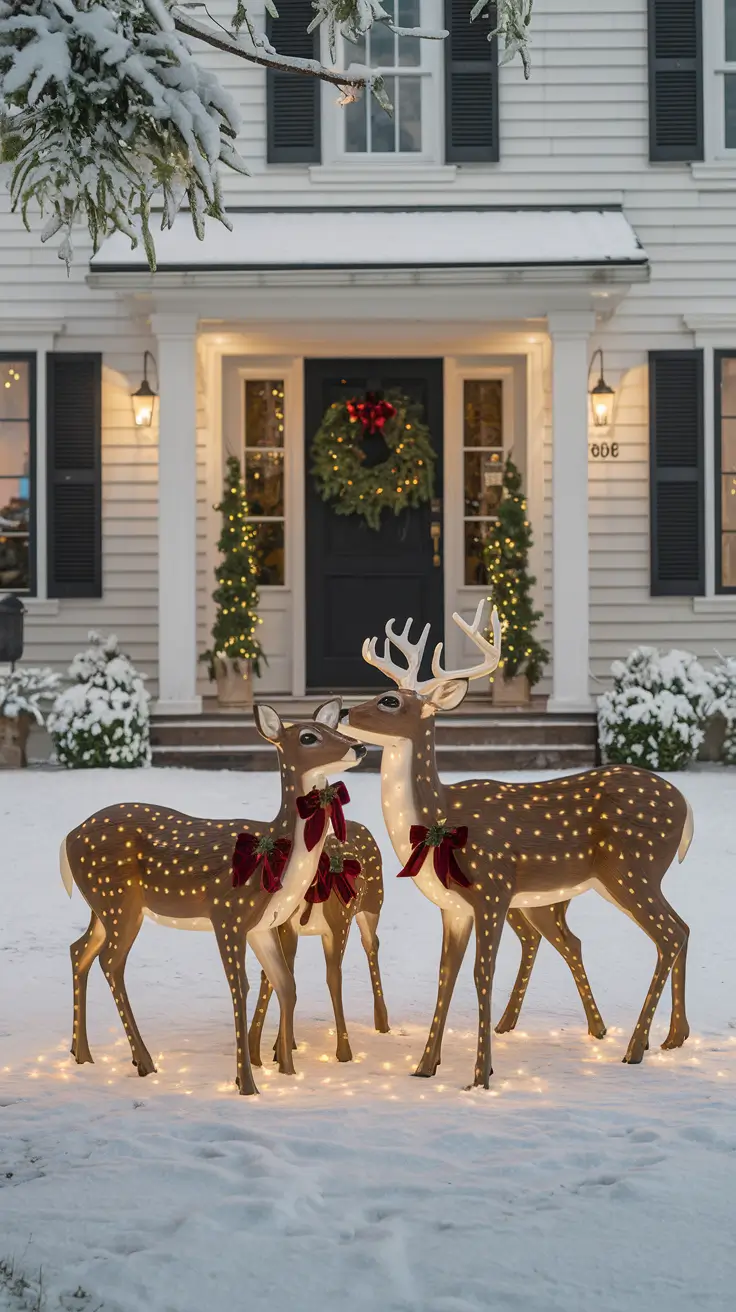 35 Outdoor Christmas Decorations Ideas 2025 for a Festive and Stylish Home