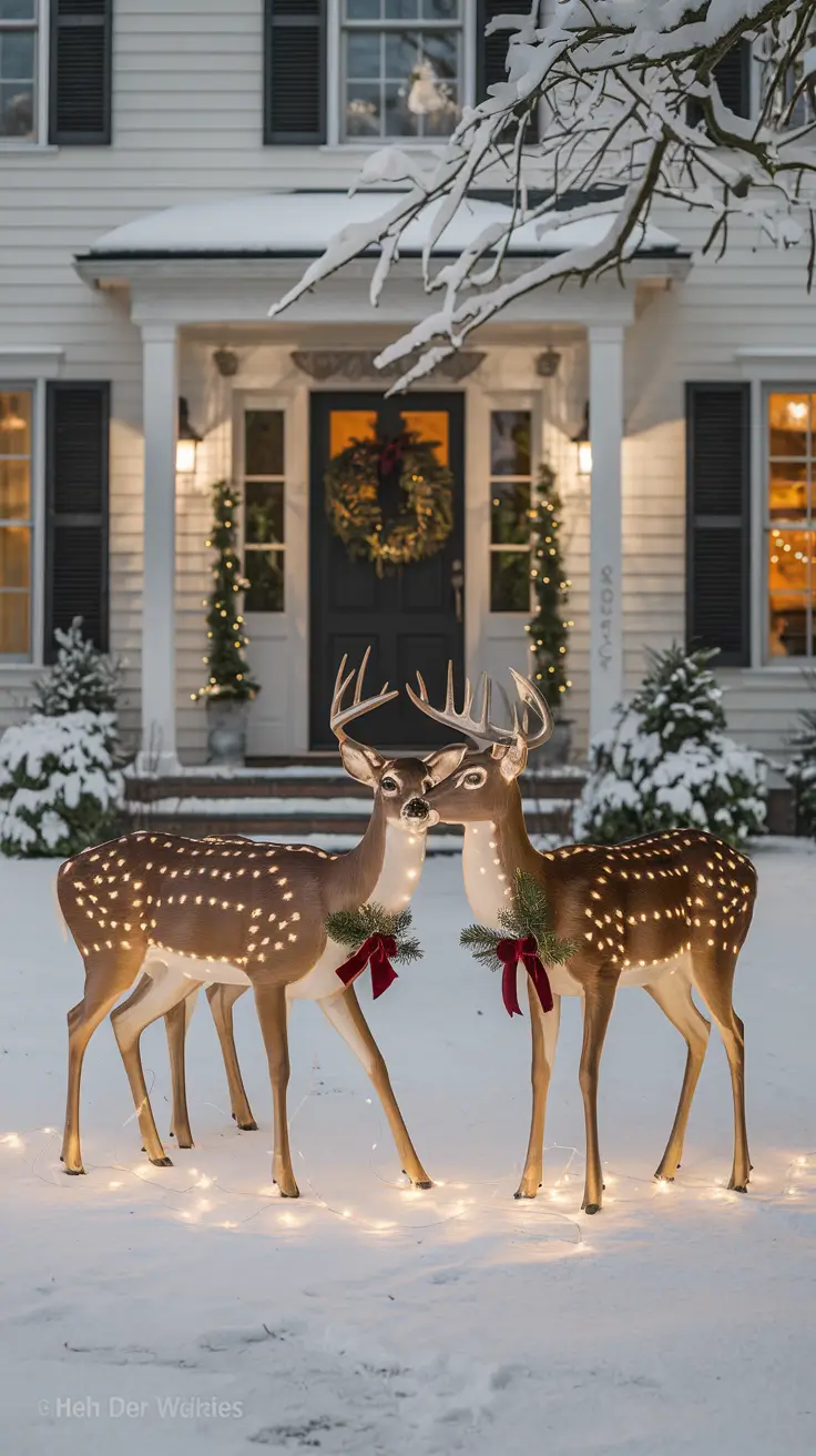 35 Outdoor Christmas Decorations Ideas 2025 for a Festive and Stylish Home