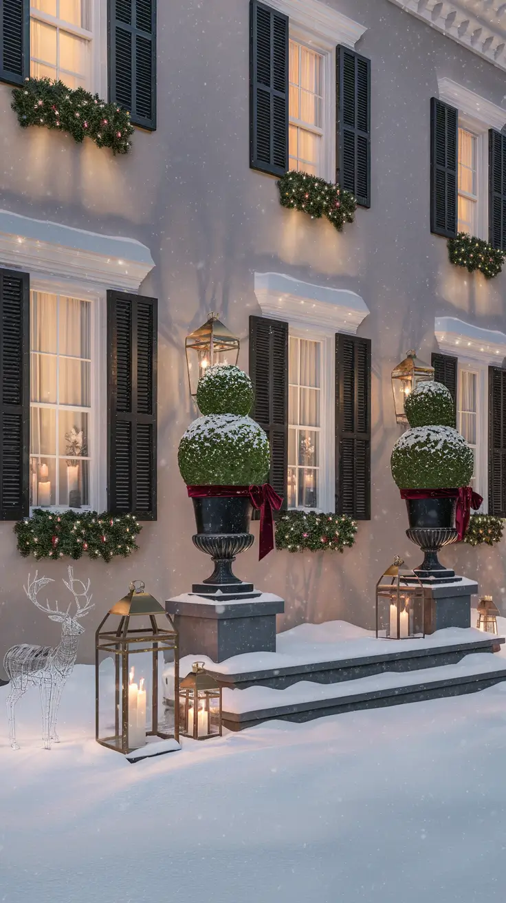 35 Outdoor Christmas Decorations Ideas 2025 for a Festive and Stylish Home