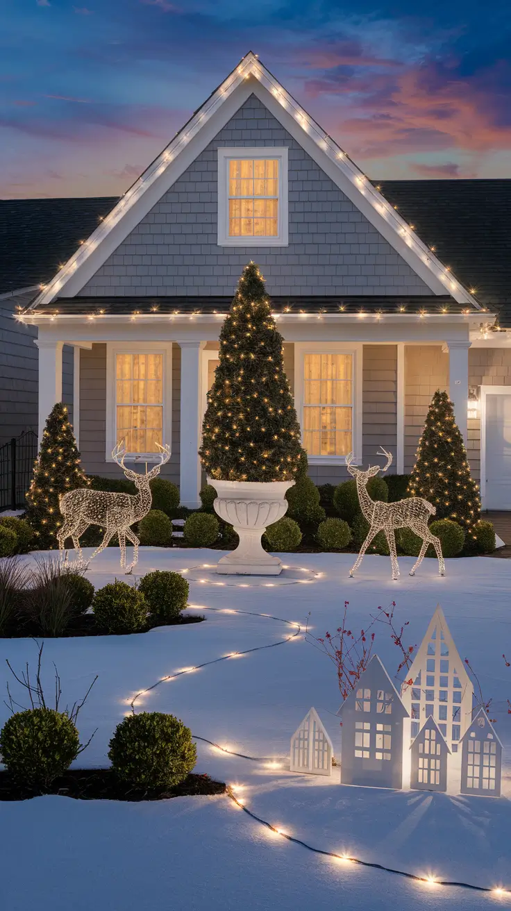 35 Outdoor Christmas Decorations Ideas 2025 for a Festive and Stylish Home