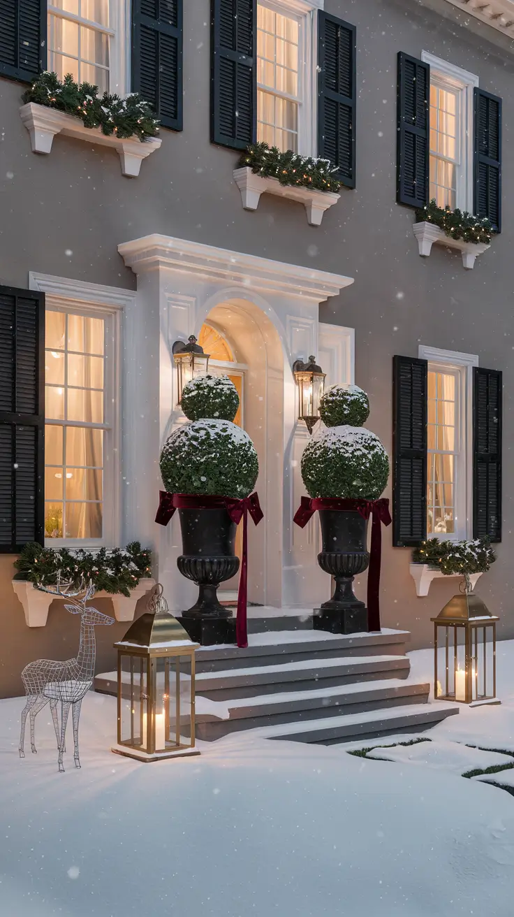 35 Outdoor Christmas Decorations Ideas 2025 for a Festive and Stylish Home