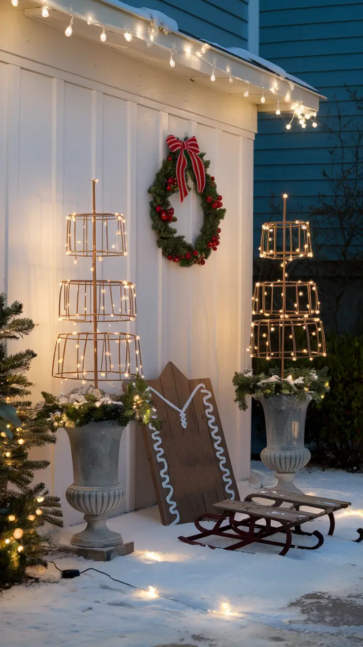 35 Outdoor Christmas Decorations Ideas 2025 for a Festive and Stylish Home