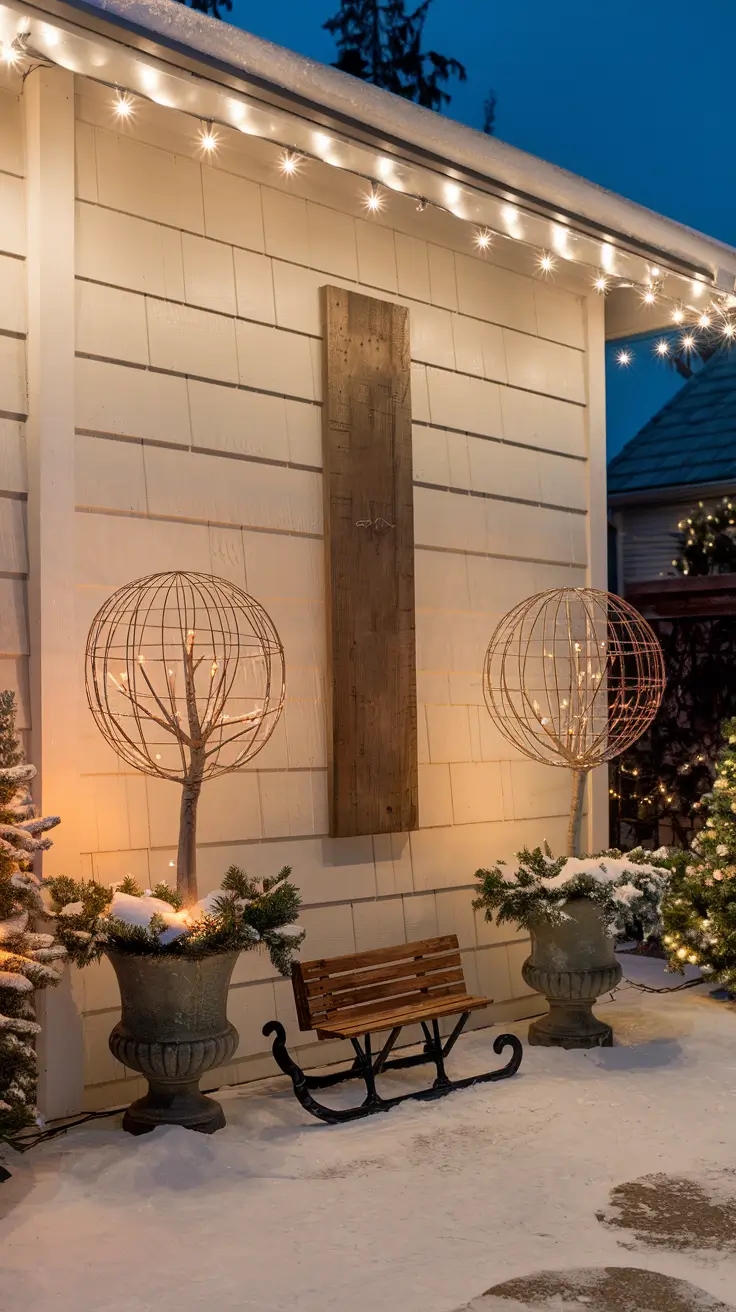 35 Outdoor Christmas Decorations Ideas 2025 for a Festive and Stylish Home