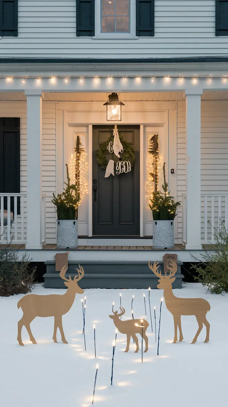 35 Outdoor Christmas Decorations Ideas 2025 for a Festive and Stylish Home