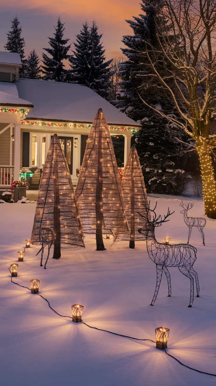 35 Outdoor Christmas Decorations Ideas 2025 for a Festive and Stylish Home