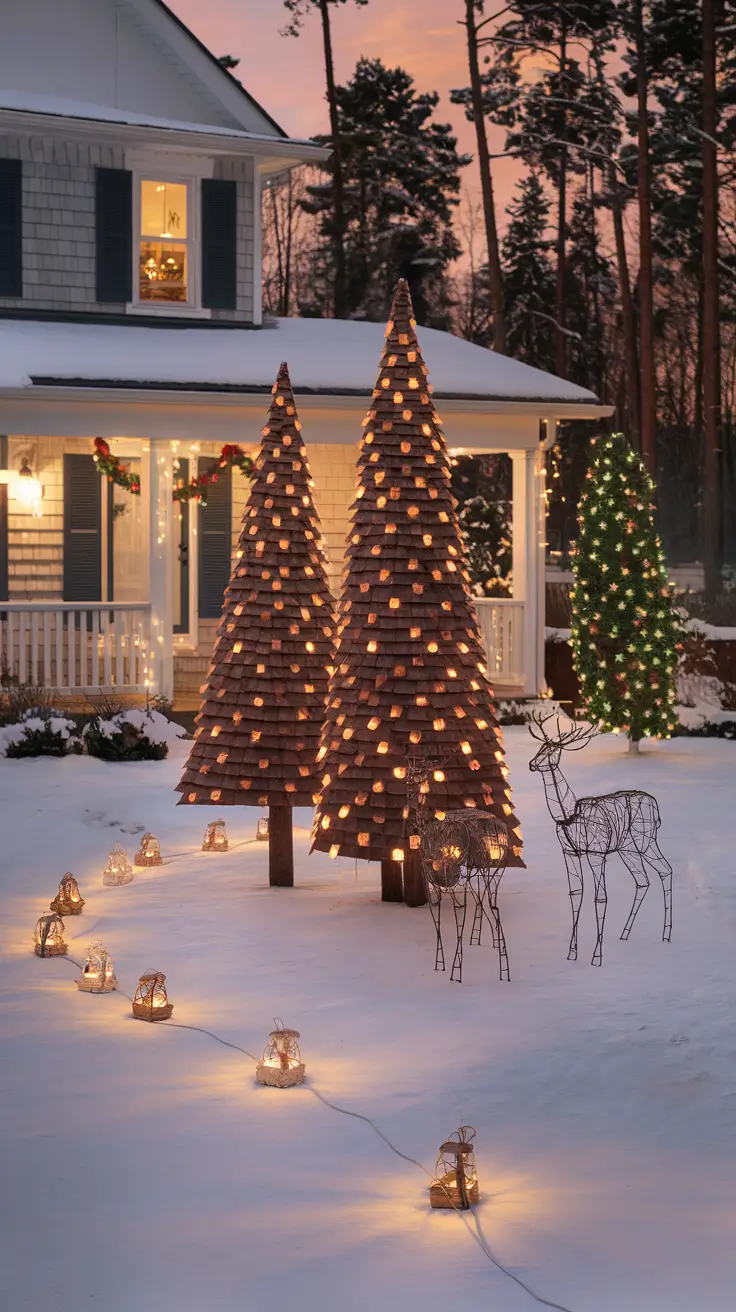 35 Outdoor Christmas Decorations Ideas 2025 for a Festive and Stylish Home