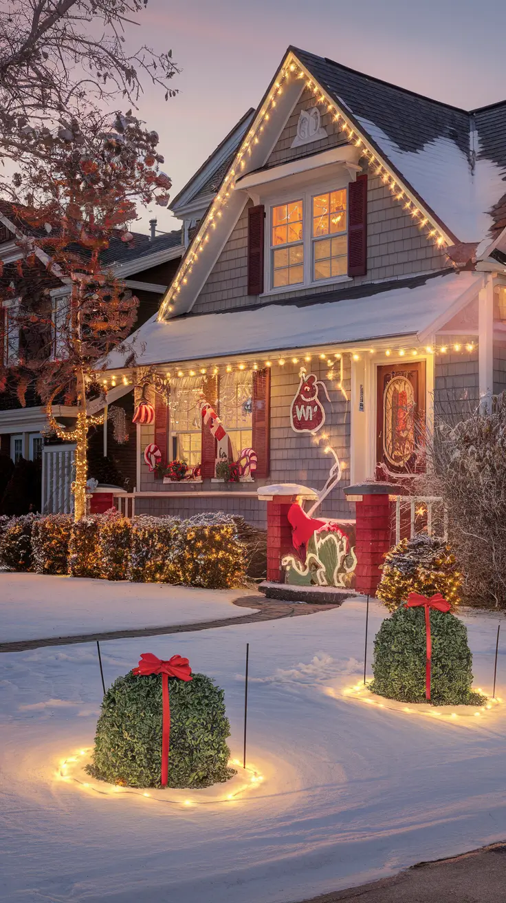 35 Outdoor Christmas Decorations Ideas 2025 for a Festive and Stylish Home