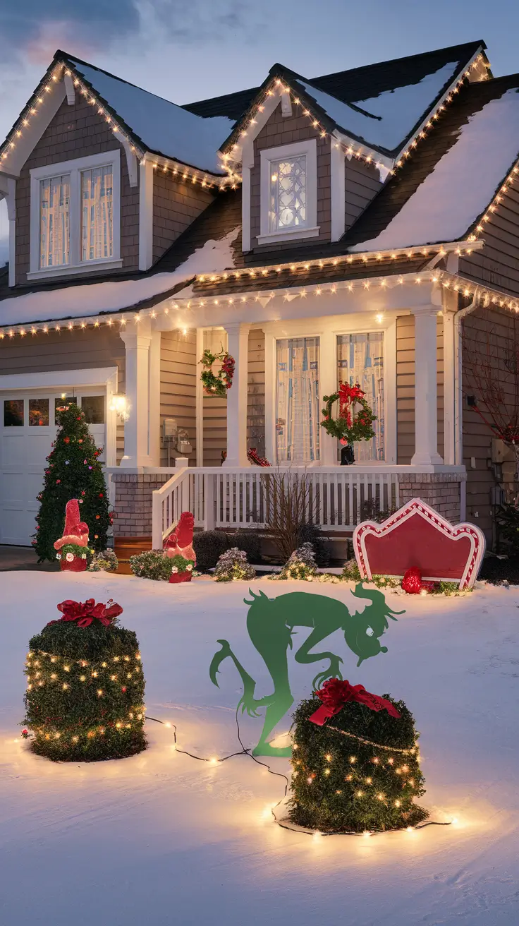 35 Outdoor Christmas Decorations Ideas 2025 for a Festive and Stylish Home