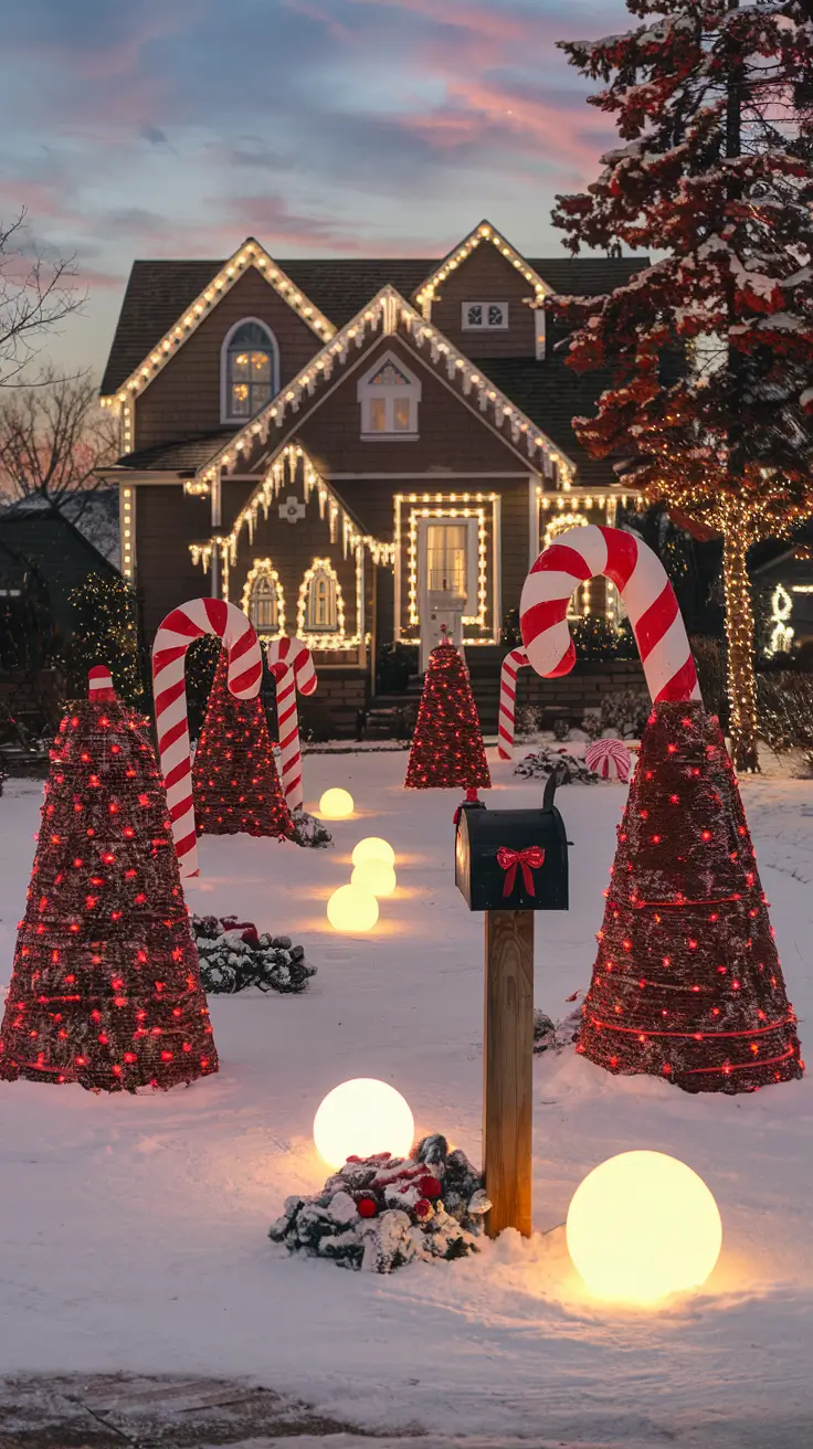 35 Outdoor Christmas Decorations Ideas 2025 for a Festive and Stylish Home