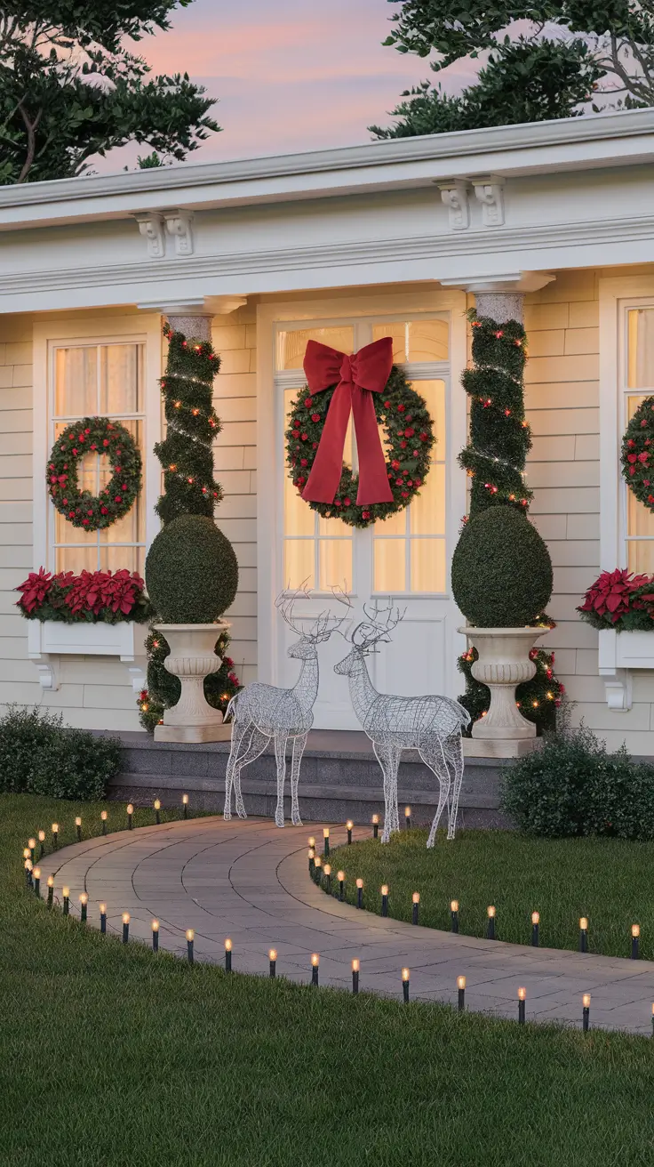 35 Outdoor Christmas Decorations Ideas 2025 for a Festive and Stylish Home