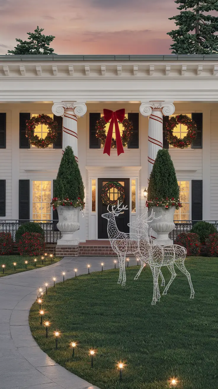 35 Outdoor Christmas Decorations Ideas 2025 for a Festive and Stylish Home