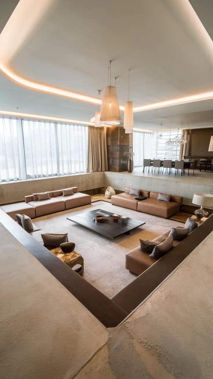 22 Sunken Living Room Ideas 2026: Modern, Rustic and 70s Design Inspiration