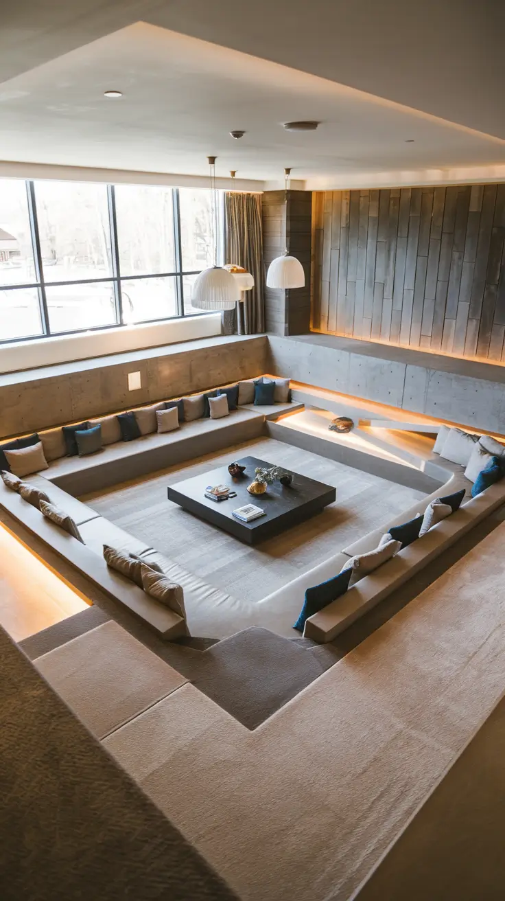 22 Sunken Living Room Ideas 2026: Modern, Rustic and 70s Design Inspiration