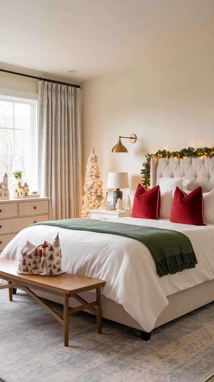 24 Best Xmas Bedroom Decor Ideas 2025: Cozy, Minimalist, and Stylish Holiday Room Inspiration