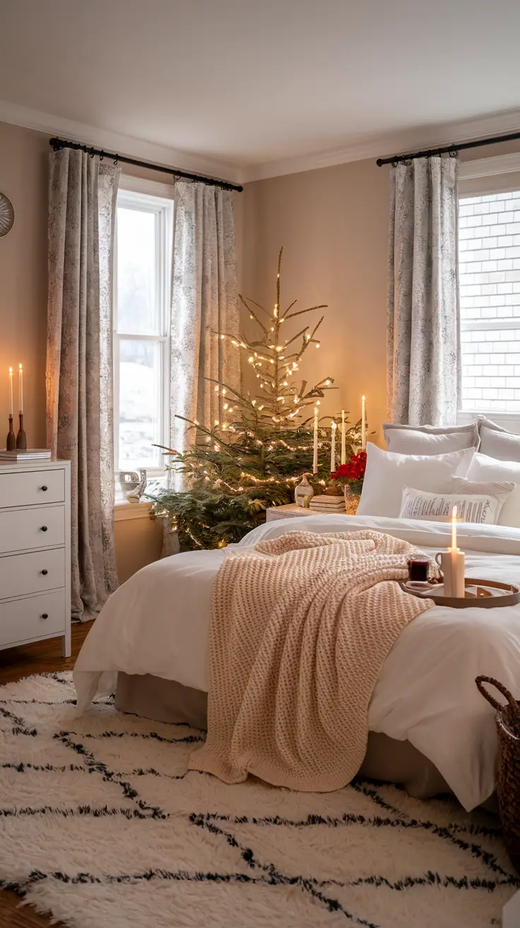24 Best Xmas Bedroom Decor Ideas 2025: Cozy, Minimalist, and Stylish Holiday Room Inspiration