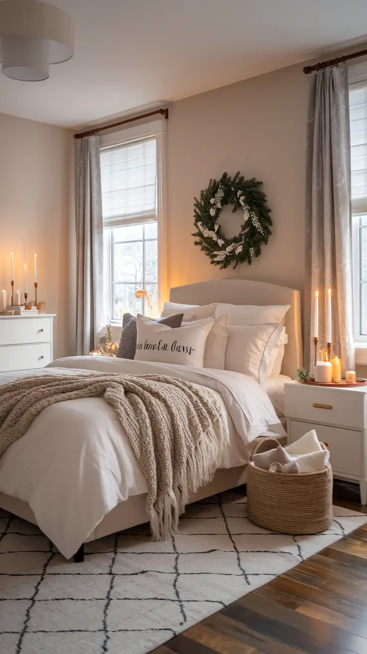 24 Best Xmas Bedroom Decor Ideas 2025: Cozy, Minimalist, and Stylish Holiday Room Inspiration
