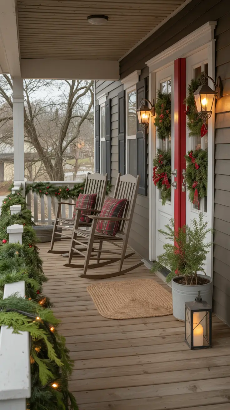 33 Front Porch Christmas Decor Ideas 2025: Rustic and Budget-Friendly Outdoor Inspiration