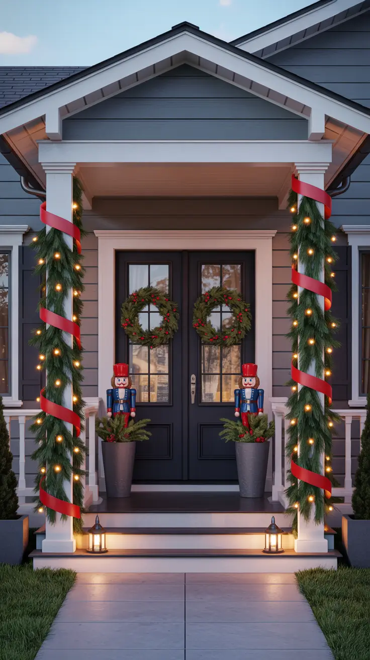 33 Front Porch Christmas Decor Ideas 2025: Rustic and Budget-Friendly Outdoor Inspiration