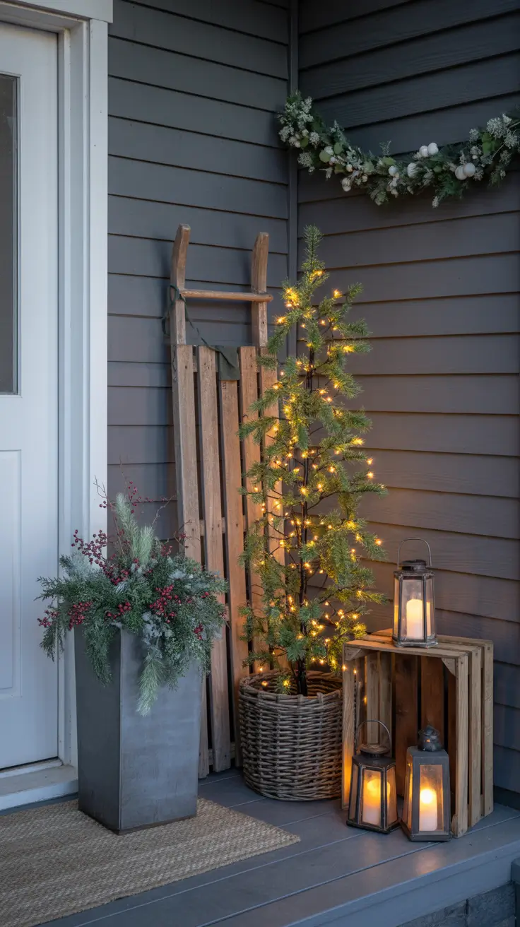 33 Front Porch Christmas Decor Ideas 2025: Rustic and Budget-Friendly Outdoor Inspiration