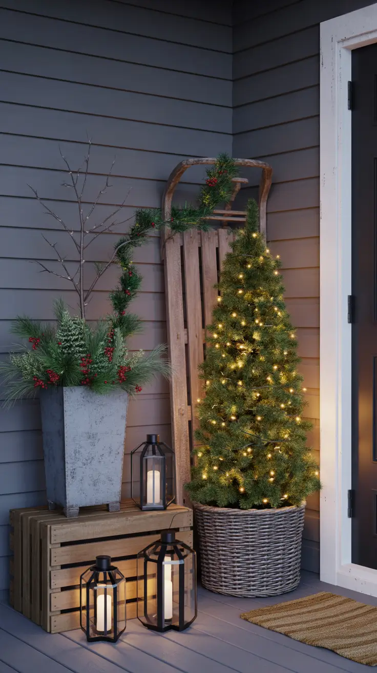 33 Front Porch Christmas Decor Ideas 2025: Rustic and Budget-Friendly Outdoor Inspiration