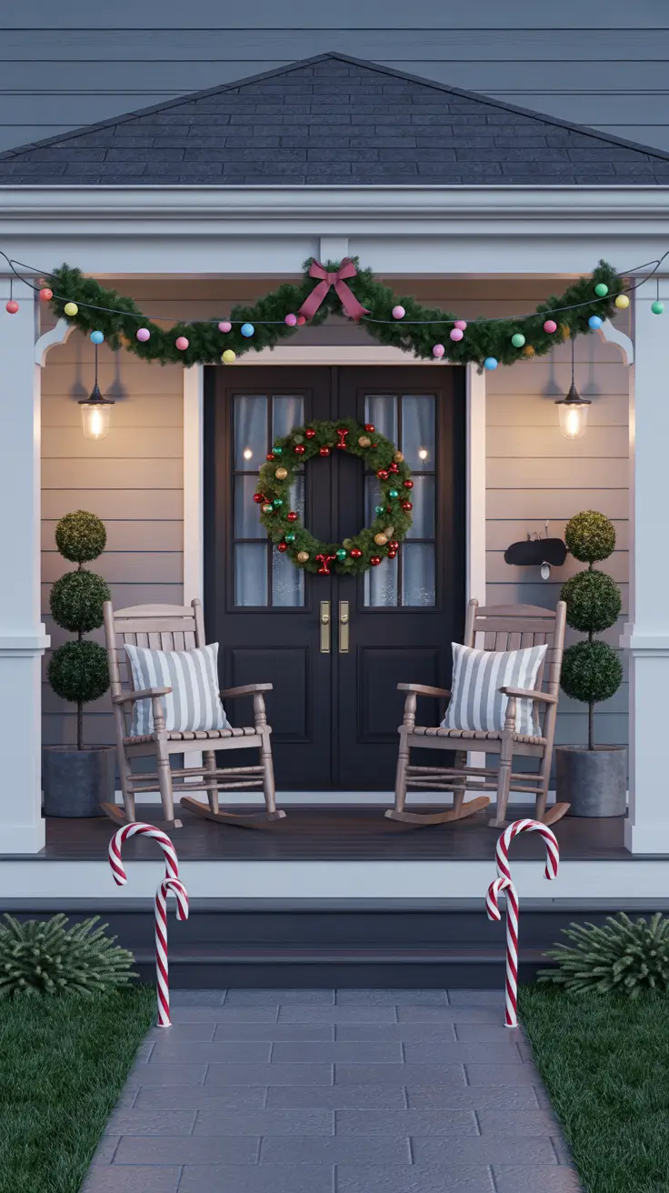 33 Front Porch Christmas Decor Ideas 2025: Rustic and Budget-Friendly Outdoor Inspiration