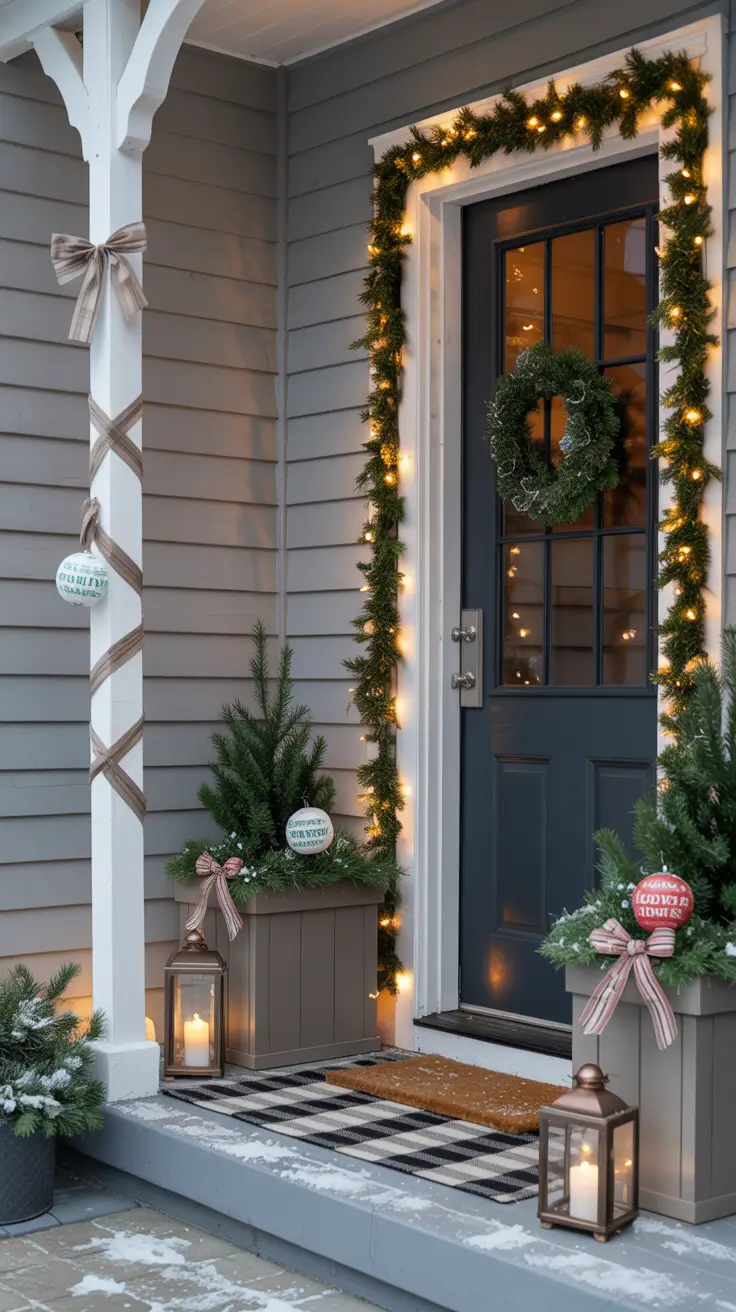 33 Front Porch Christmas Decor Ideas 2025: Rustic and Budget-Friendly Outdoor Inspiration