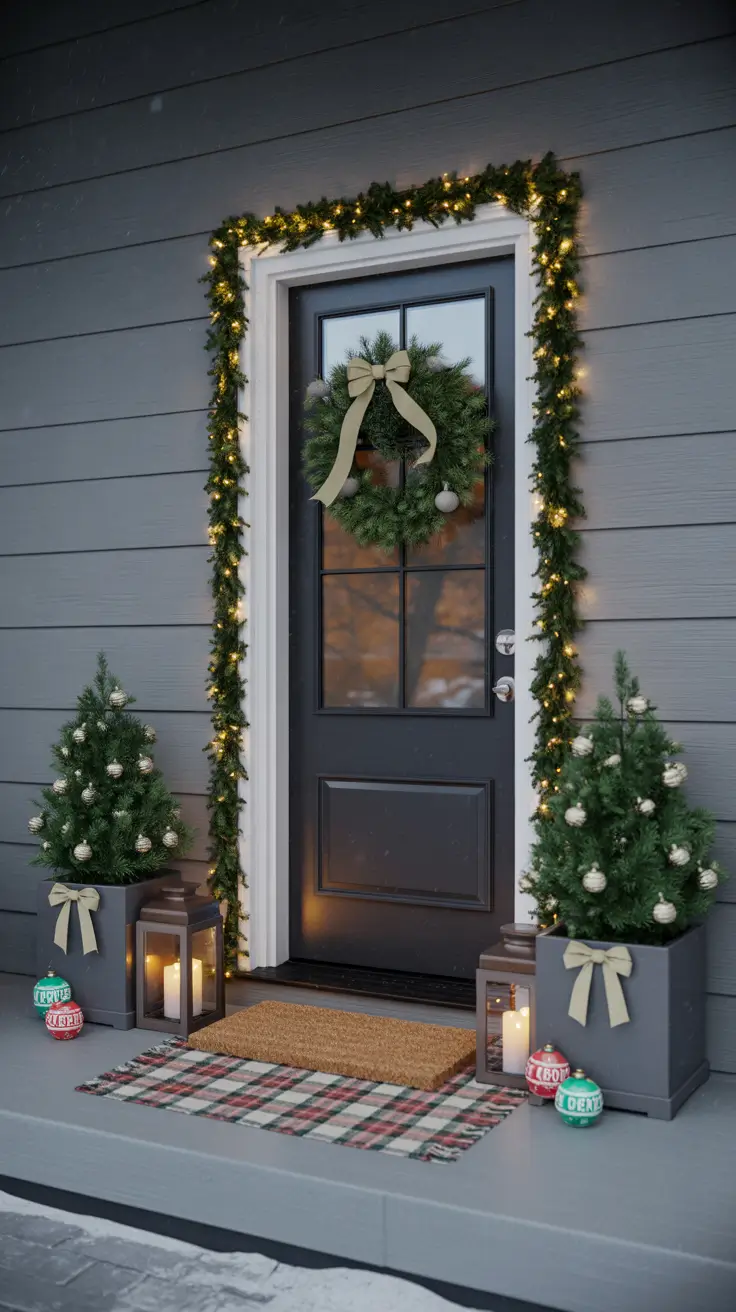 33 Front Porch Christmas Decor Ideas 2025: Rustic and Budget-Friendly Outdoor Inspiration