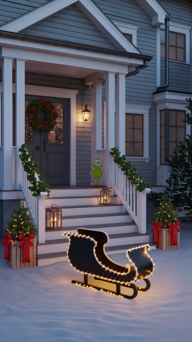 33 Front Porch Christmas Decor Ideas 2025: Rustic and Budget-Friendly Outdoor Inspiration