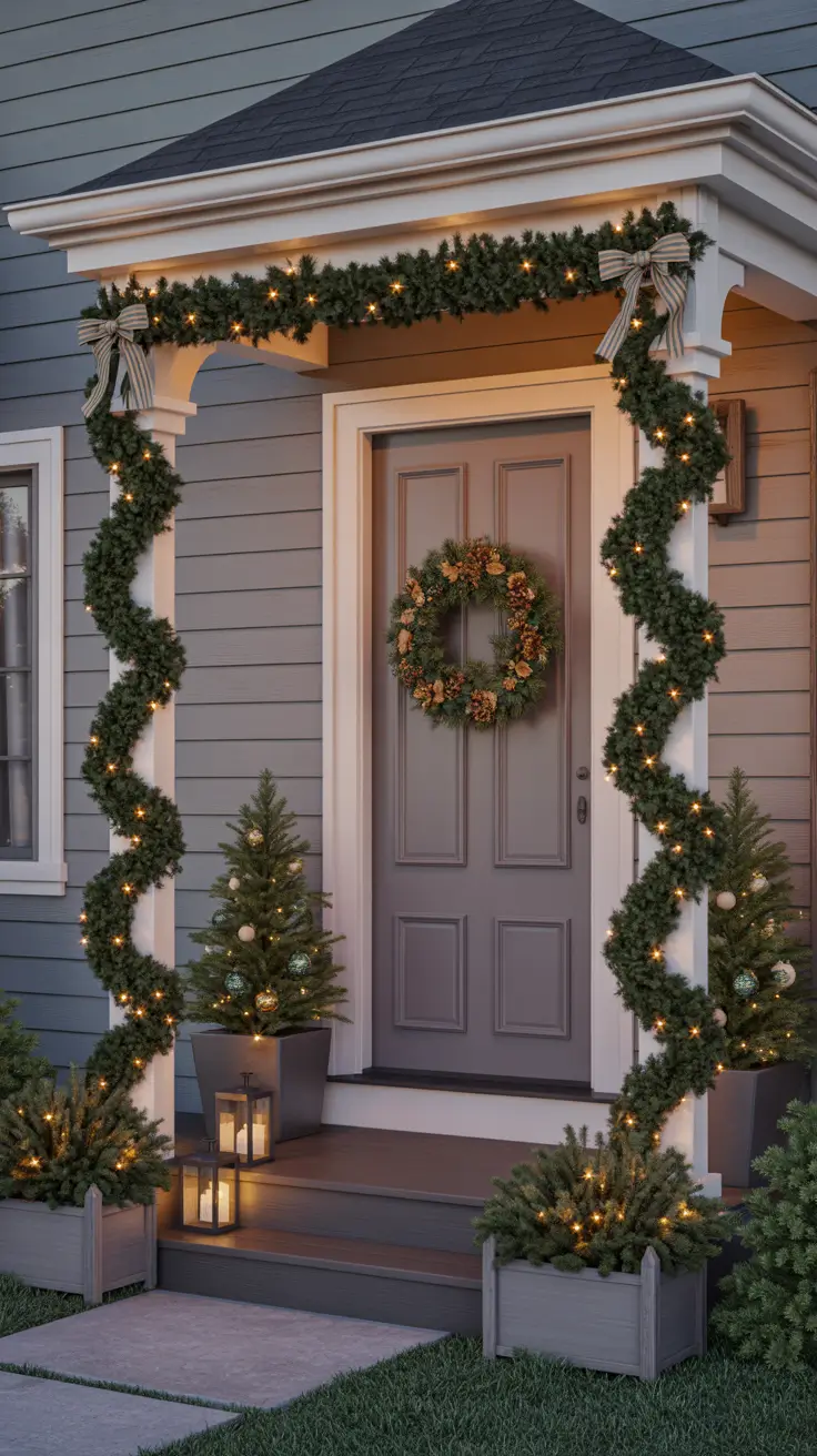 33 Front Porch Christmas Decor Ideas 2025: Rustic and Budget-Friendly Outdoor Inspiration