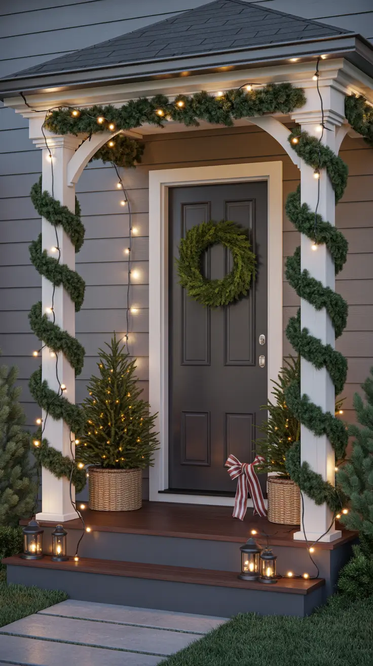 33 Front Porch Christmas Decor Ideas 2025: Rustic and Budget-Friendly Outdoor Inspiration