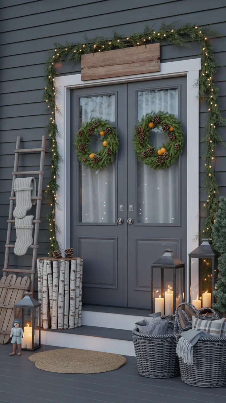 33 Front Porch Christmas Decor Ideas 2025: Rustic and Budget-Friendly Outdoor Inspiration