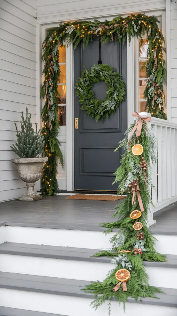 33 Front Porch Christmas Decor Ideas 2025: Rustic and Budget-Friendly Outdoor Inspiration