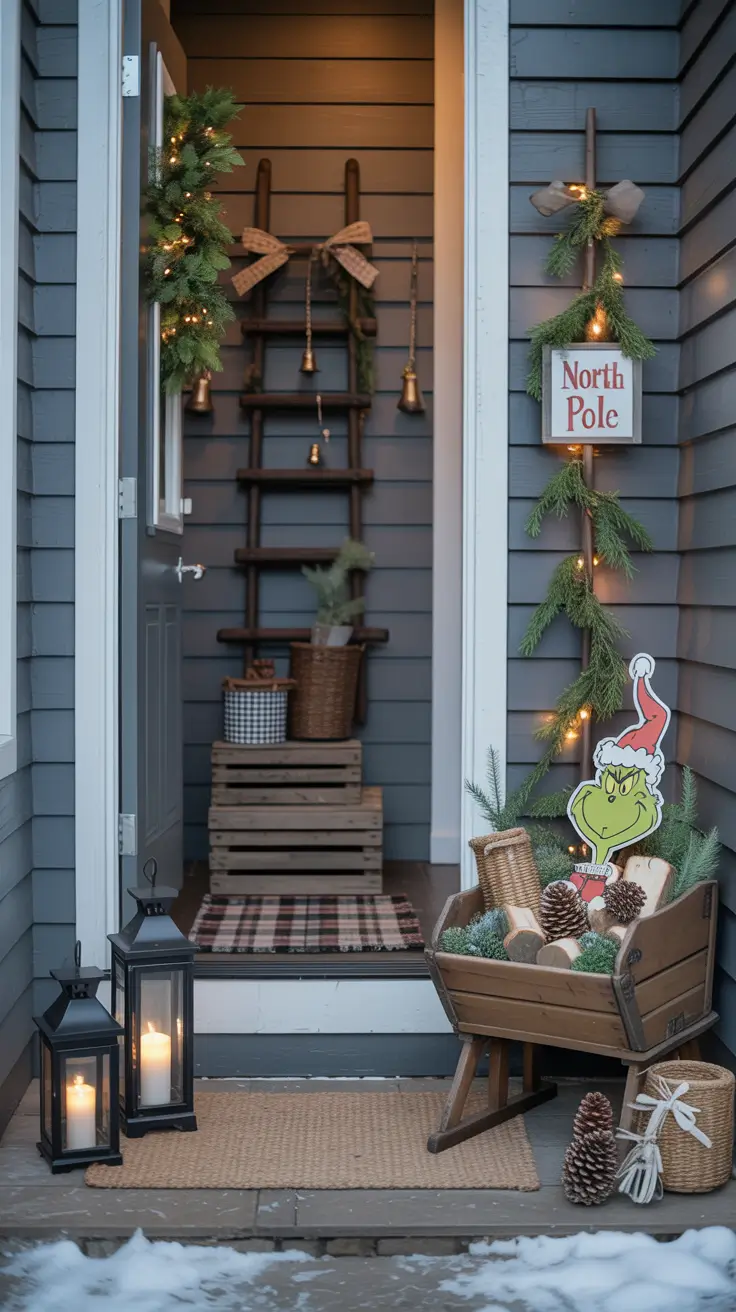 33 Front Porch Christmas Decor Ideas 2025: Rustic and Budget-Friendly Outdoor Inspiration