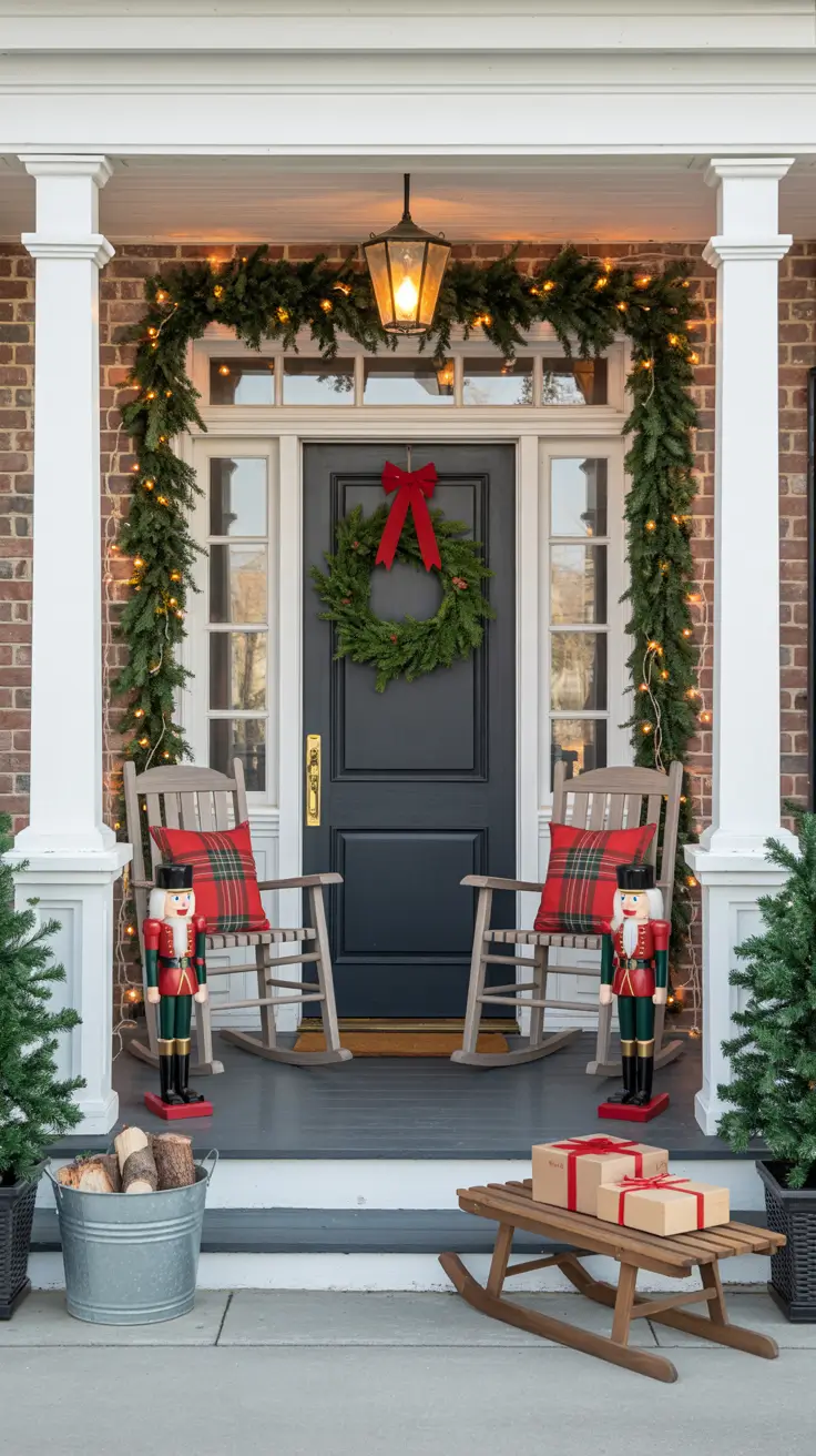 33 Front Porch Christmas Decor Ideas 2025: Rustic and Budget-Friendly Outdoor Inspiration