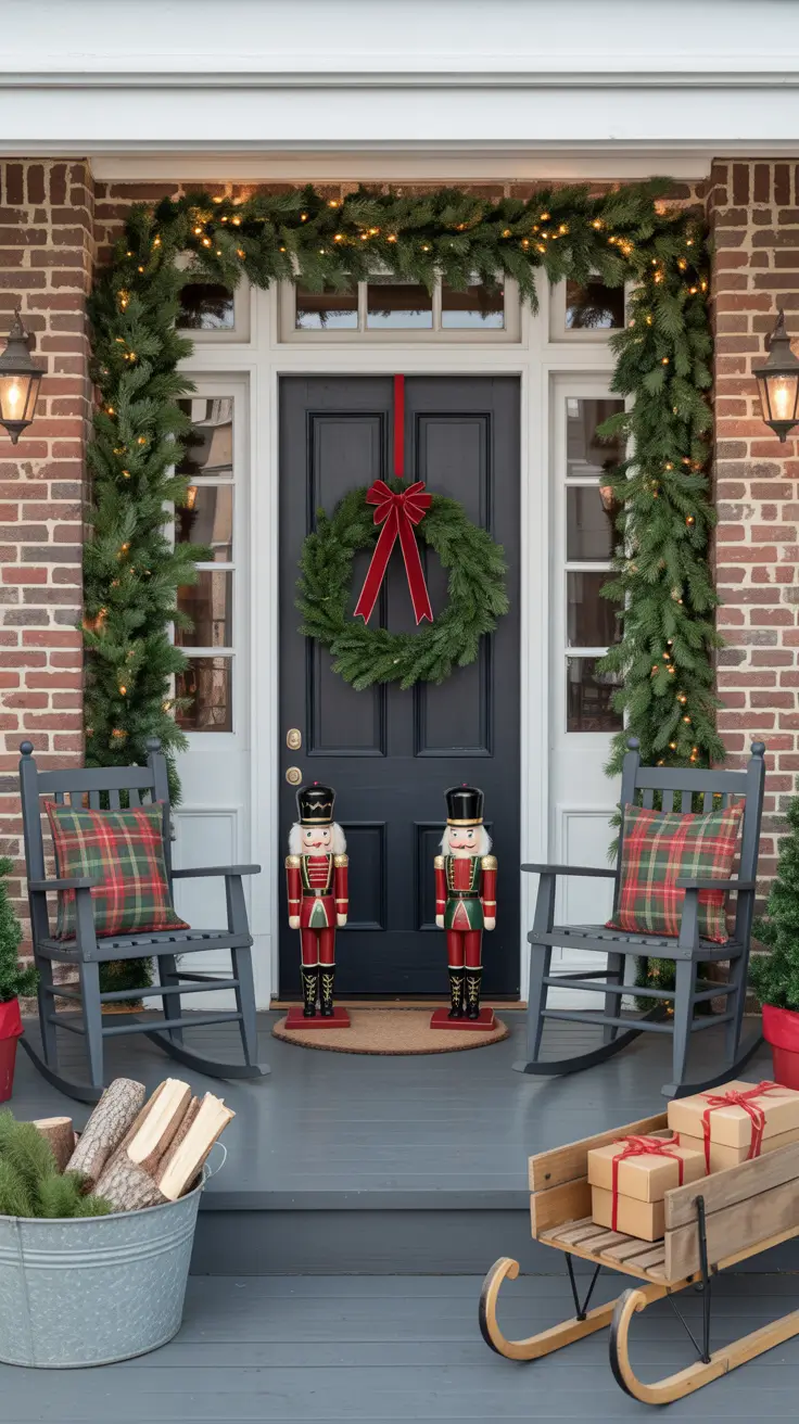 33 Front Porch Christmas Decor Ideas 2025: Rustic and Budget-Friendly Outdoor Inspiration