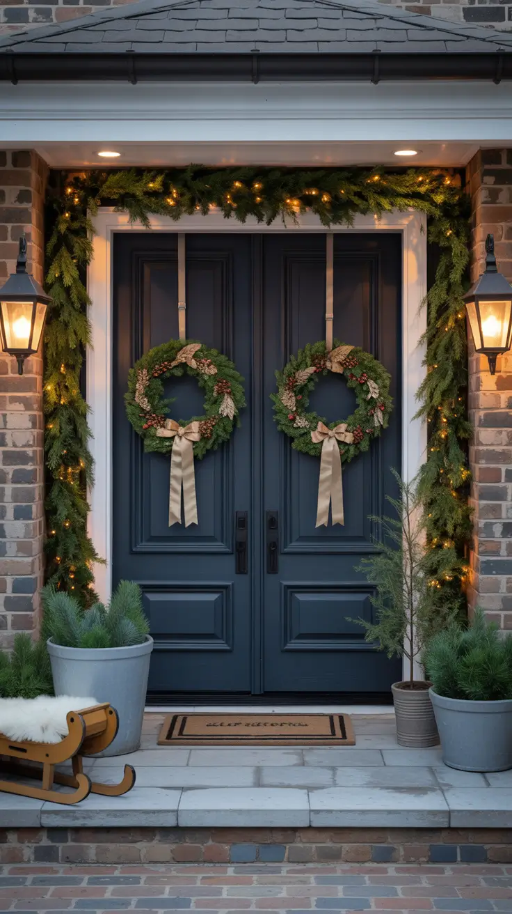 33 Front Porch Christmas Decor Ideas 2025: Rustic and Budget-Friendly Outdoor Inspiration