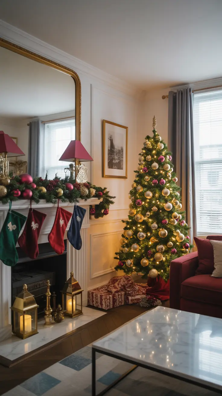 27 Gold Christmas Tree 2025 - Elegant and Modern Ideas for Festive Home Decor