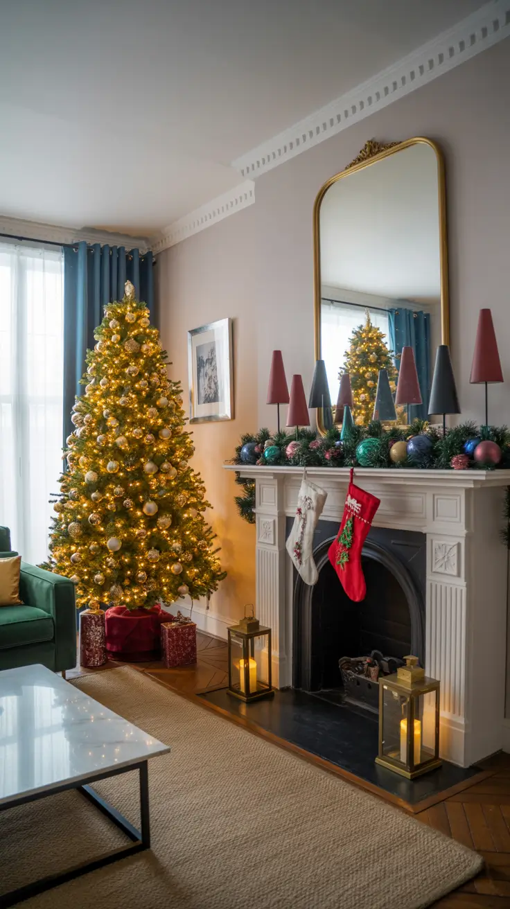 27 Gold Christmas Tree 2025 - Elegant and Modern Ideas for Festive Home Decor