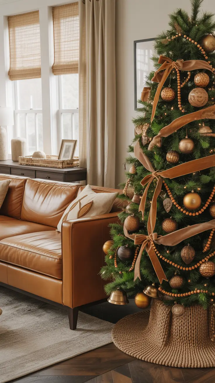 27 Gold Christmas Tree 2025 - Elegant and Modern Ideas for Festive Home Decor