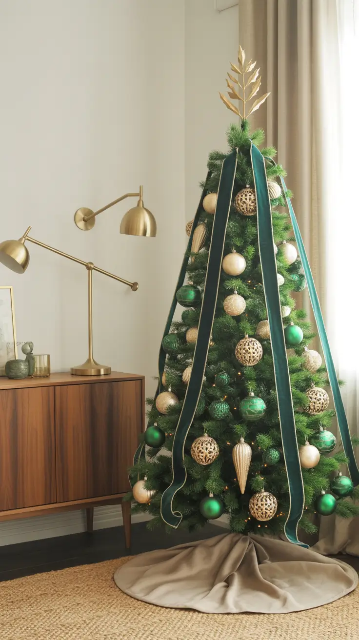 27 Gold Christmas Tree 2025 - Elegant and Modern Ideas for Festive Home Decor